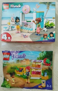 LEGO Friends zestaw Cukiernia z pączkami i Stoisko 