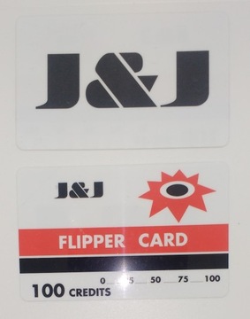 Karta  fałszywka - J & J FLIPPER CARD - karta NOWA