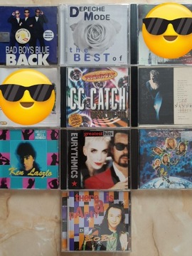 8 płyt CD z muzyką dance lat 90, hity