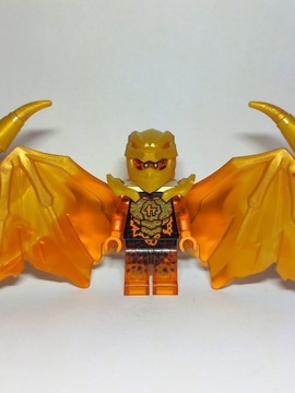 Figurka LEGO Ninjago Crystalized Golden Dragon Cole njo781 NOWA 
