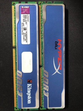  Ram Kingston HyperX DDR3 2x2GB 1600MHz CL9 blue