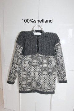 Creem club 100% shetland bez wad M/L