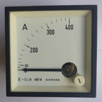 Amperomierz Siemens 400/1A