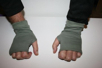 rękawiczki bez palców khaki męskie M/Lmitenki dres