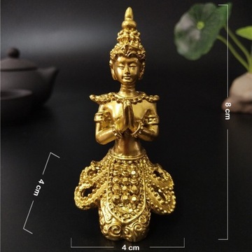 Figurka Budda z Tajlandii Medytujący 8 cm