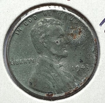 1  cent 1943 P  Lincoln  Usa