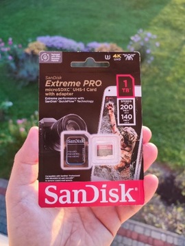 SanDisk Extreme PRO 1TB. Karta pamięci microSDXC