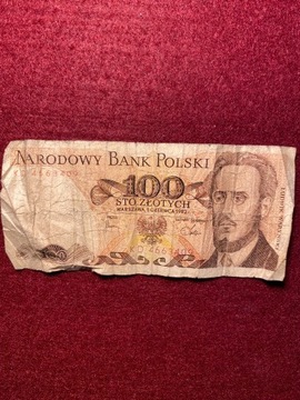 Banknot PRL 100 zł 1982 