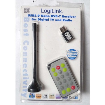 LogiLink odbiornik DVB-T USB do PC TV i radio FM 