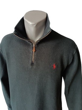 Ralph Lauren Sweter golfowy męski r.M czarny