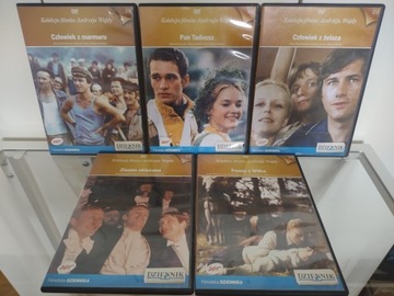 Pakiet 4 DVD kolekcja filmów Andrzeja Wajdy 