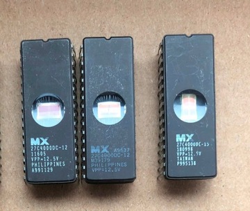 27C4000DC-12 27C4001DC-15  EPROM UV 4M 120ns 150ns