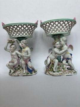 Para pater, Miśnia (Meissen), ok. 1745, wys.28cm