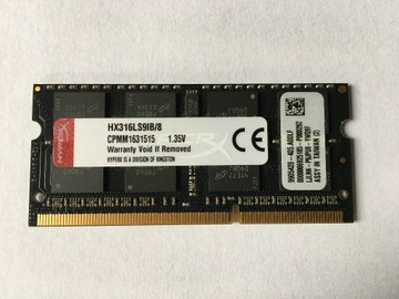 Pamięć RAM DDR3 Kingston HyperX HX316LS9IB/8 8GB