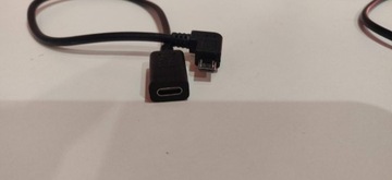 Przejściówka z Micro USB męski na USB-C żeński