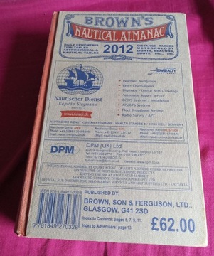 Browns Nautical Almanac 2012 r. -TANIO