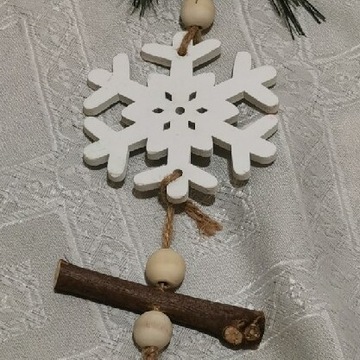 Ozdoba świąteczna girlanda Śnieżynka 