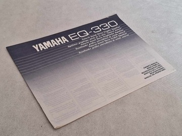Instrukcja korektor graficzny Yamaha EQ-330 W-wa