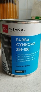 Farba cynkowa ECO CHEMICAL ZN 100 1 Litr