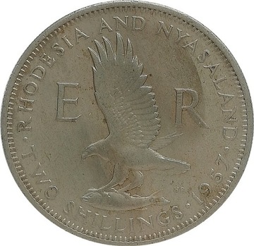 Rodezja i Niasa 2 shillings 1957, KM#6