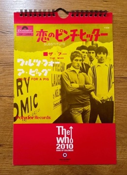 Kolekcjonerski kalendarz The Who 2010 Rok !!!