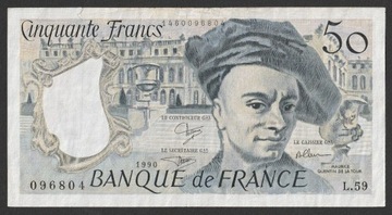 Francja 50 franków 1990 - de la Toure - 