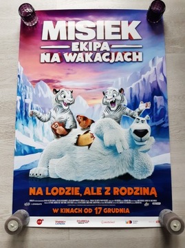 Plakat kinowy z filmu Misiek ekipa na wakacjach