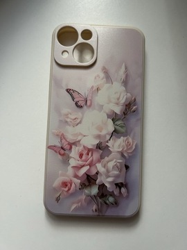 NOWE Etui na telefon iPhone 14 kwiatowy wzór