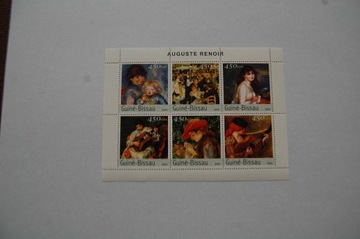 Gwinea Bissau Sw 2314-19** Auguste Renoir /ms/