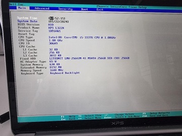 sprawna płyta główna dell XPS  L322X i5 8 gb