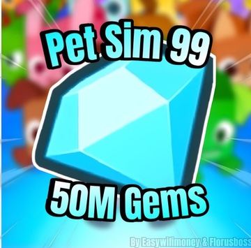 Pet Simulator 99 50M gems Roblox Ps99 50M gemów