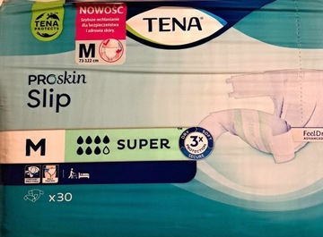 TENA Slip Proskin SUPER - M - Pieluchomajtki z rzepami