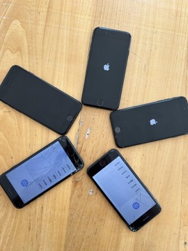 5x IPhone 7, włączają się, reagują na dotyk!