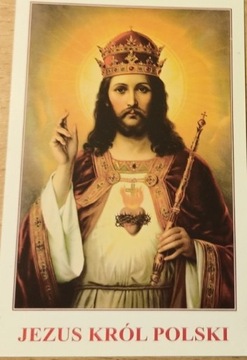 Jezus Chrsystus Król Polski Obrazek Intronizacja