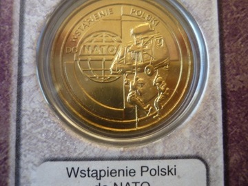  2 zł NG 1999 r. Wstąpienie Polski do NATO