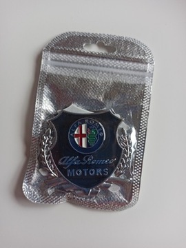 Emblemat Alfa Romeo Srebrny