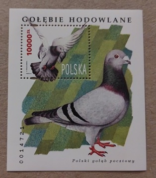 Blok 156 Fi: 3367** Gołębie hodowlane.