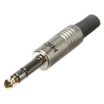 HiCON HI-J63S01  wtyk duży jack TRS 6,3 mm stereo