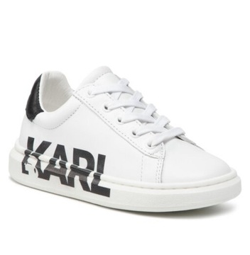 Karl Lagerfeld kids buty białe logo