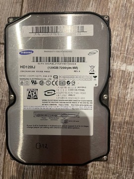 Dysk HDD SATA II Samsung HD120IJ 120GB 8mb cache 