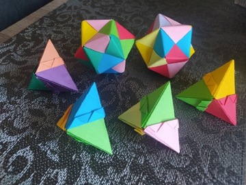 Figury geometryczne na matematykę z origami 