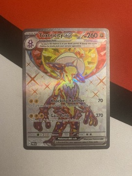 Pokemon TCG Paradox Rift Toxtricity ex 227/182