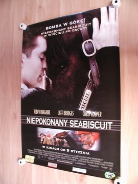 NIEPOKONANY SEABISCUIT 2003 - Plakat kinowy BDB