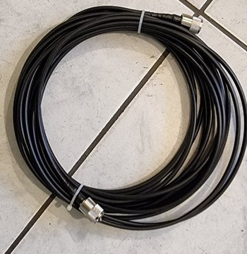 Kabel RG58 10m z wtykami UC1 oraz CB HF 50 Om 