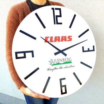 Duży zegar z Logo Firmy, Zegar Firmowy 59cm
