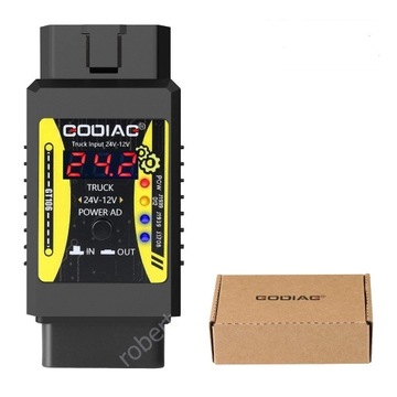 Konwerter do Ciężarówki OBD2 24V-12V Diagzone