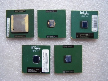 Bardzo stare plastikowe procesory Intel