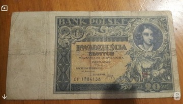 Banknot 20 złotych z 1931 roku