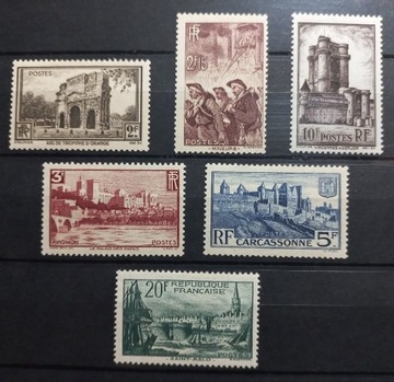 Francja 1938 342-47  * MLH VF/XF 