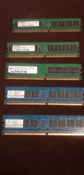 Kości pamięci 512MB DDR2